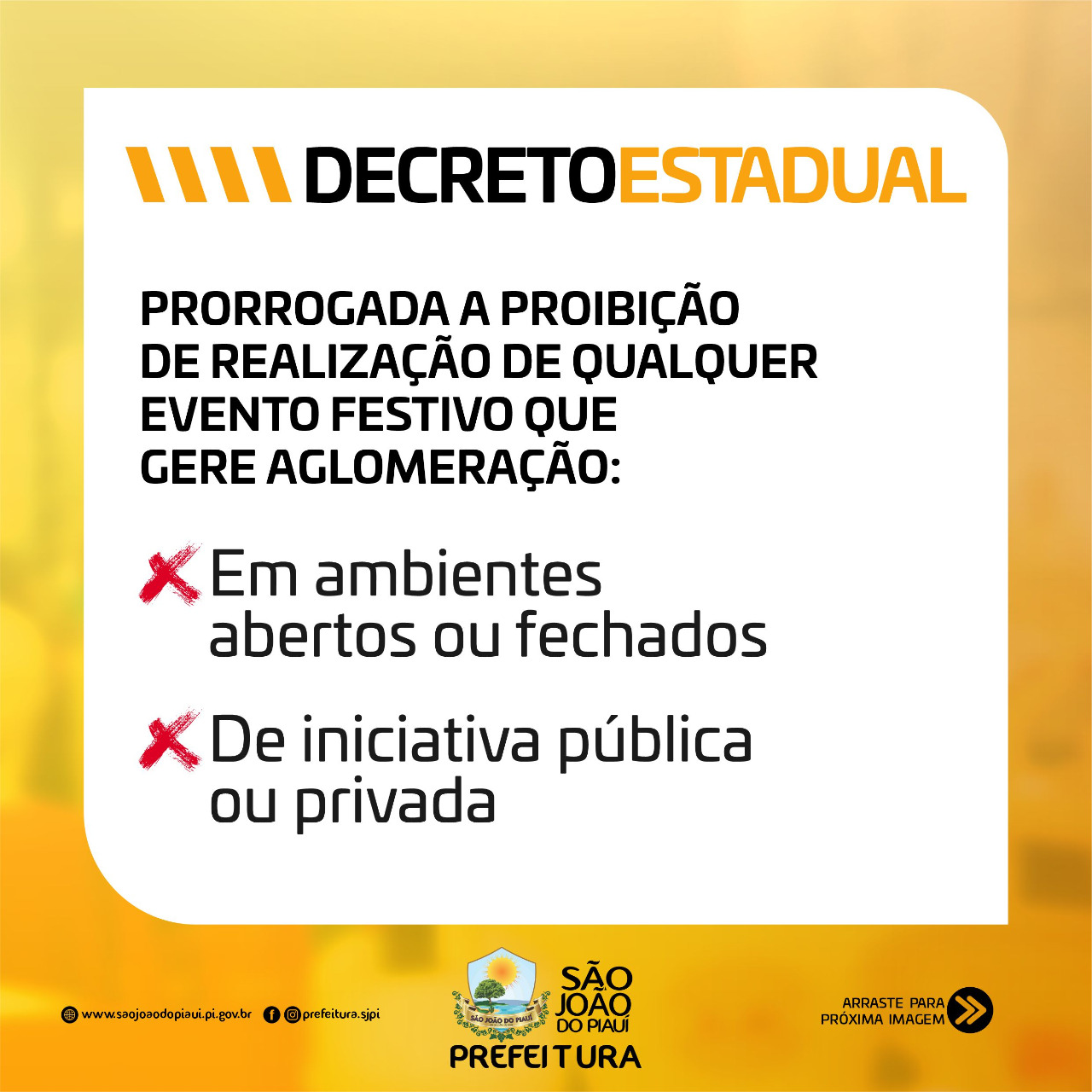 São João do Piauí adere às medidas do novo decreto estadual